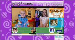 Desktop Screenshot of justkiddingkidscuts.com